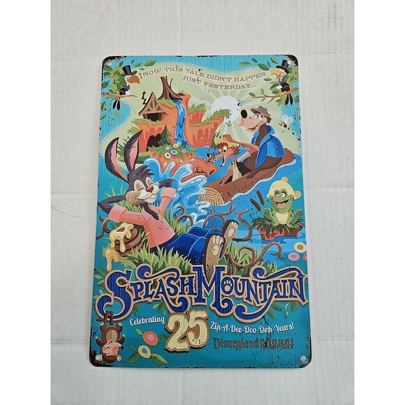 Splash Mountain Aluminum Wall Decor Briar Rabbit - Picture 1 of 5